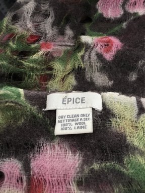 kloon Relatieve grootte Boren EPICE sjaal - Labels Studio