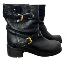 SV/15 SOFIE'S CHOISE halfhoge leder laarzen  - 39 - Pre Loved