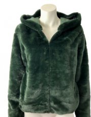 W/2108 B Only Onlchris fur hooded jacket - M