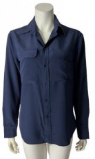 W/2497 RALPH LAUREN - POLO blouse  in silk - 6 - New