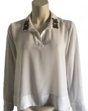 W/866 ZARA blouse - L