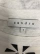 Z/1025 SANDRO t'shirt avec soie - 40 - Pre Loved