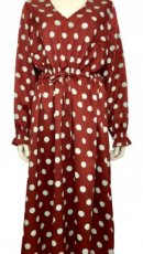 Z/1661x JUNA ROSE robe - Tailles grandes - Nouveau