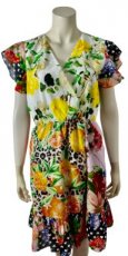 FRACOMINA robe avec soie  - Différentes tailles  - Nouveau