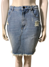Z/3249 LOFTY MANNER jeans rok - Verschillende maten - Nieuw / Outlet