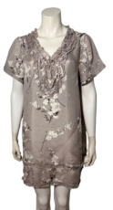 Z/3254 LOLA PARKER zijde jurk - 40 - Pre Loved